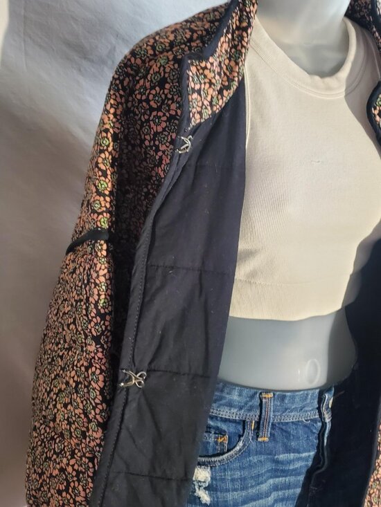 Free People Chloe Floral Jacket NWT sz L - shipping incl - Picture 13 of 16